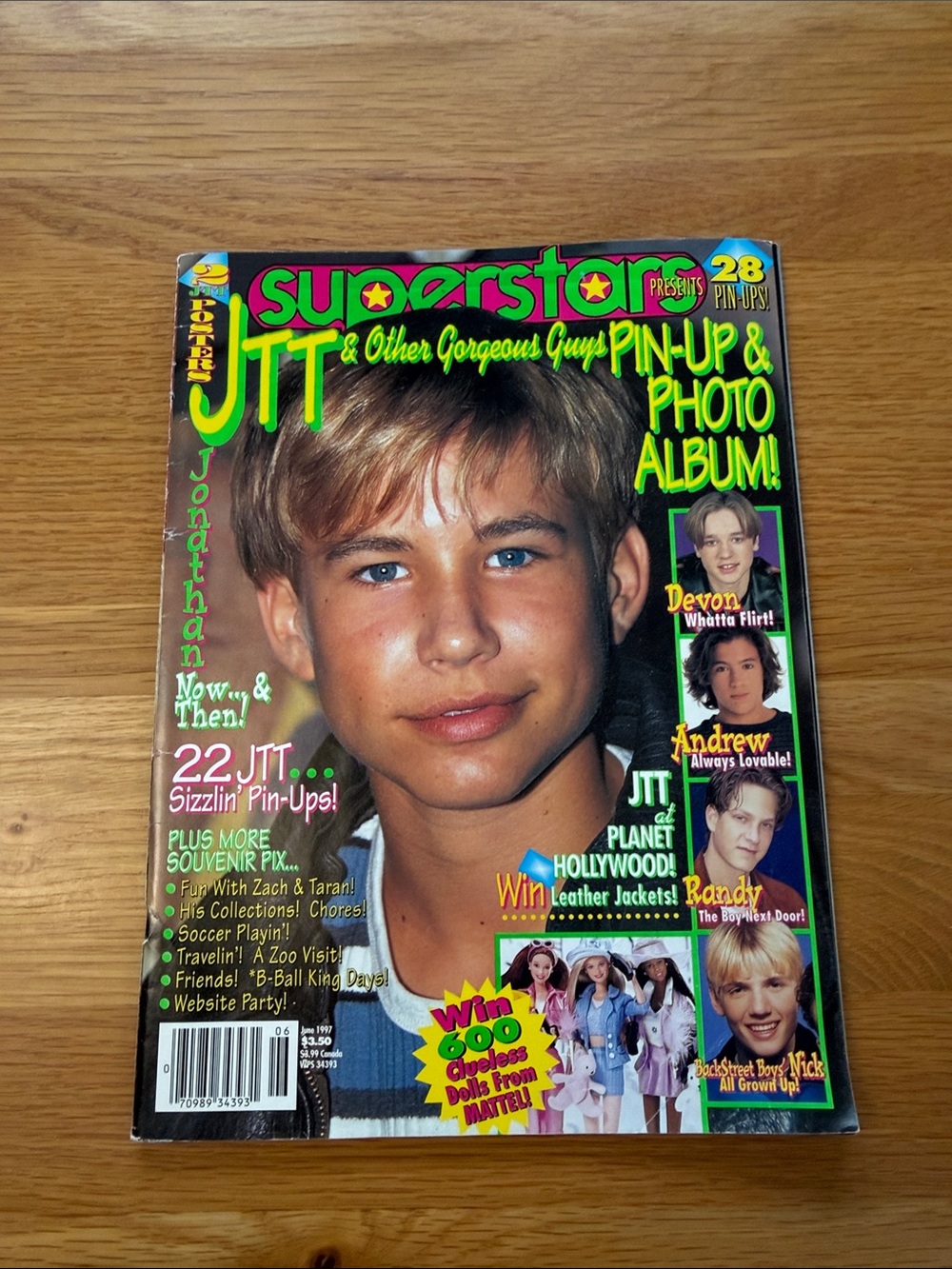 1997 Superstars JJT Pinup Photo Album Magazine